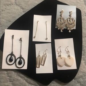 Lot of 5 pairs of dangle earings